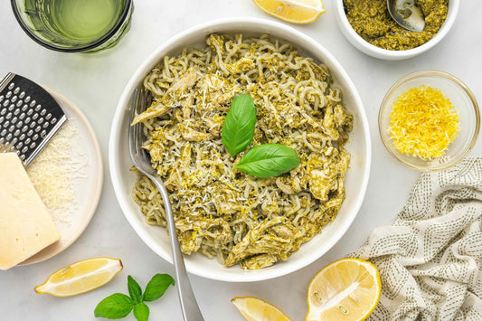 Easy Chicken Pesto Spaghetti