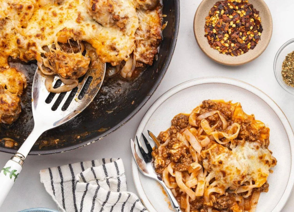 Low-Carb Spaghetti with Meat Sauce