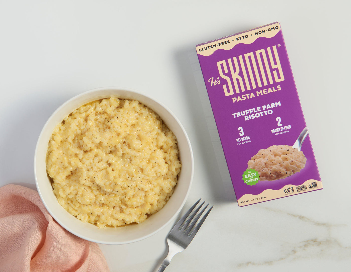 Rich Flavor, Low Carb: Meet It’s Skinny Truffle Parmesan Risotto