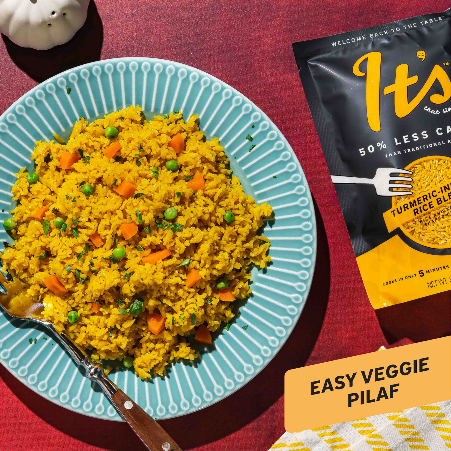 Turmeric-Infused Rice Blend