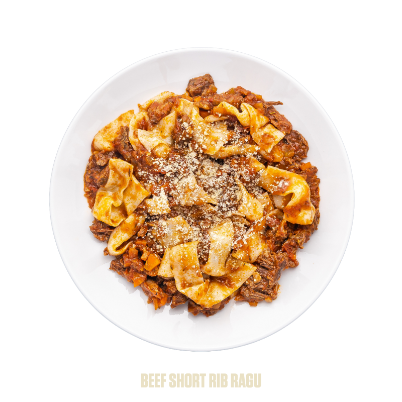 Beef Short Rib Ragu with it's Skinny Pappardelle